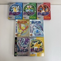 Nintendo ゲームボーイ ポケットモンスター 赤 青 緑 ピカチュウ 金 銀 クリスタル 7点セット
