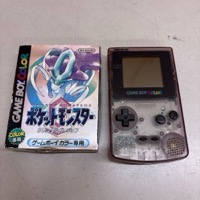 Nintendo GAMEBOY COLOR ゲームボーイカラー 本体 ポケットモンスター クリスタルバージョン ソフト ゲーム ゲームボーイ 2点 まとめて